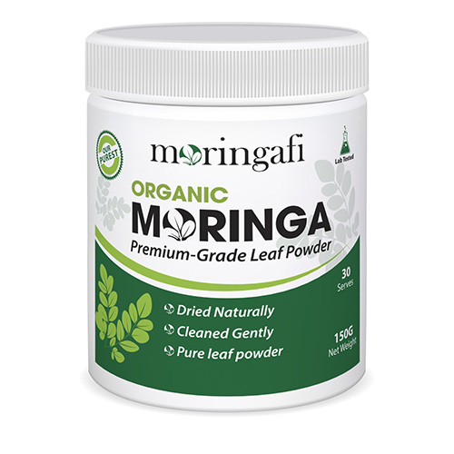 Moringafi Organic Moringa Premium-grade Leaf Powder